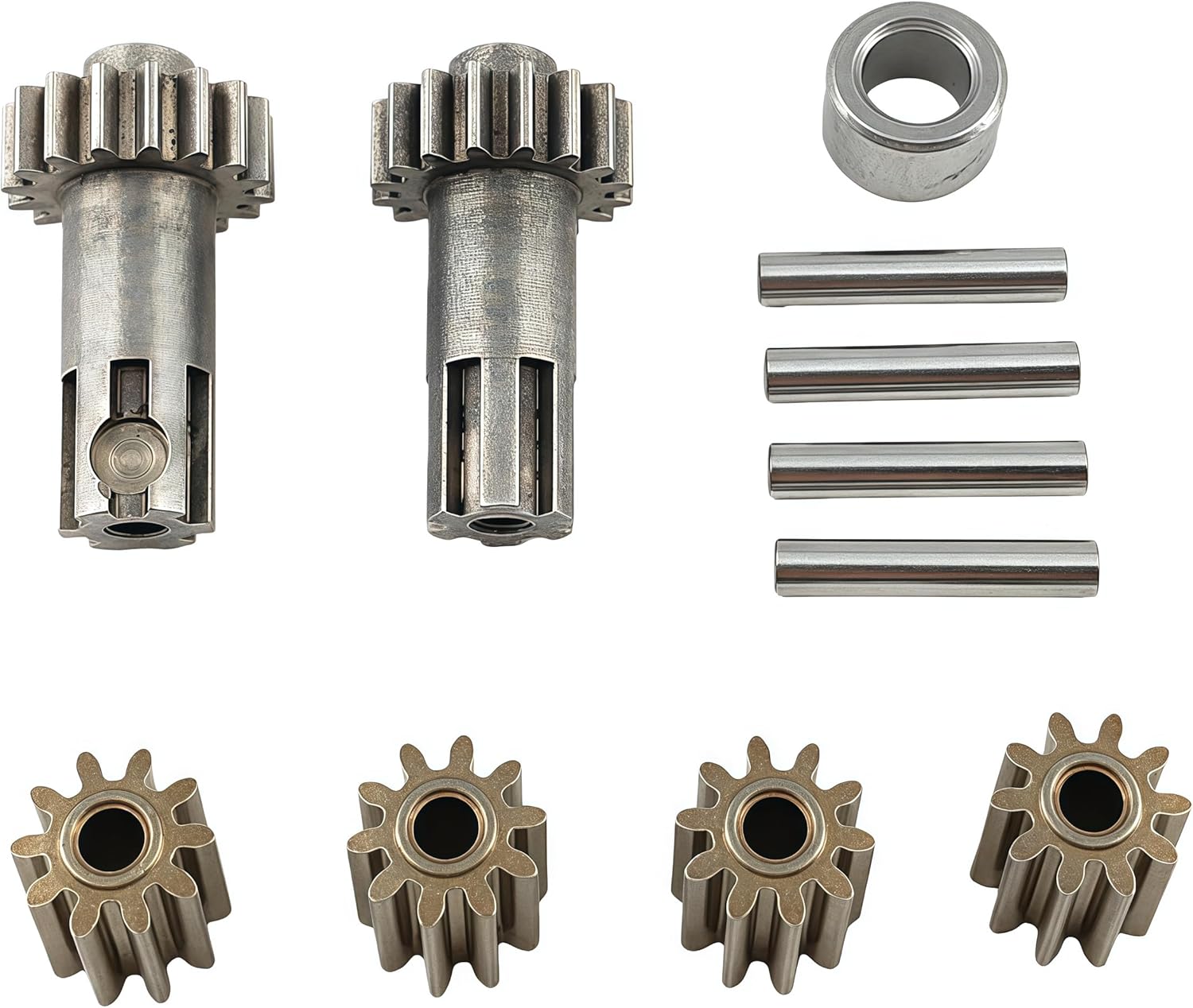 Steel Differential Planet Gear & Outdrives for Arrma 1/10 Granite/Mega/Senton/New Big Rock 3S BLX, and 1/8 Typhon 3S BLX RC Cars