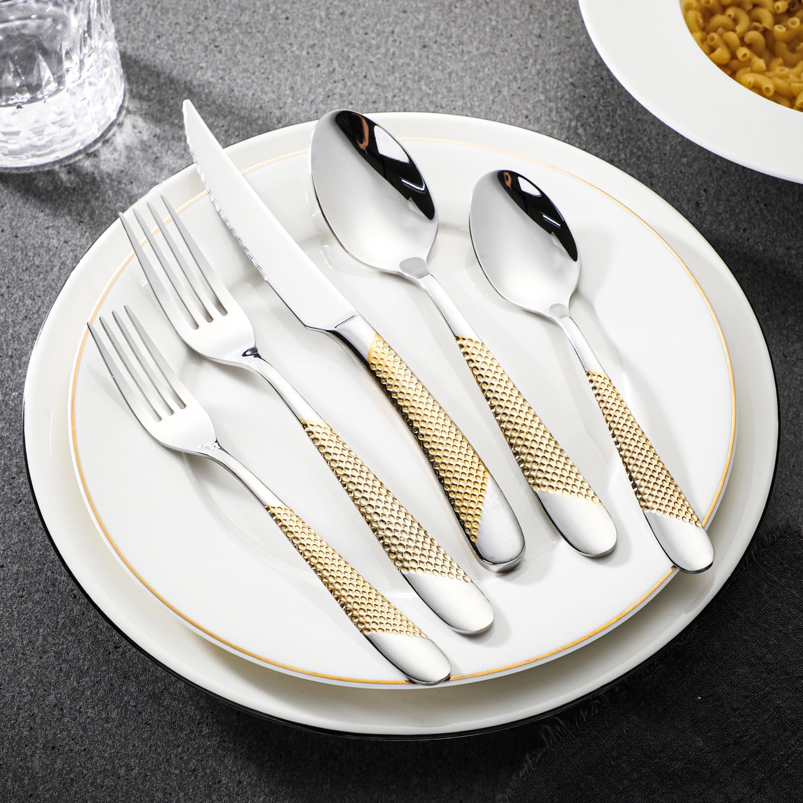 60-Piece Silverware Set Stainless Steel Flatware Sets for 12 — Amazon image 5