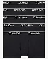 Calvin Klein Men's Cotton Classics 3-Pack Trunks - Silky Microfiber Stretch, Contoured Pouch, Moisture-Wicking Comfort