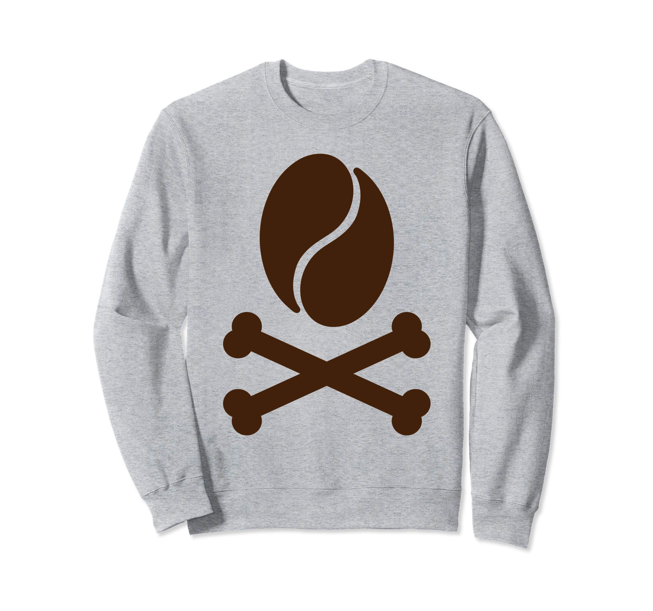 Coffee Bean Pirate Flag Design for Baristas, Coffee Lovers Sweatshirt
