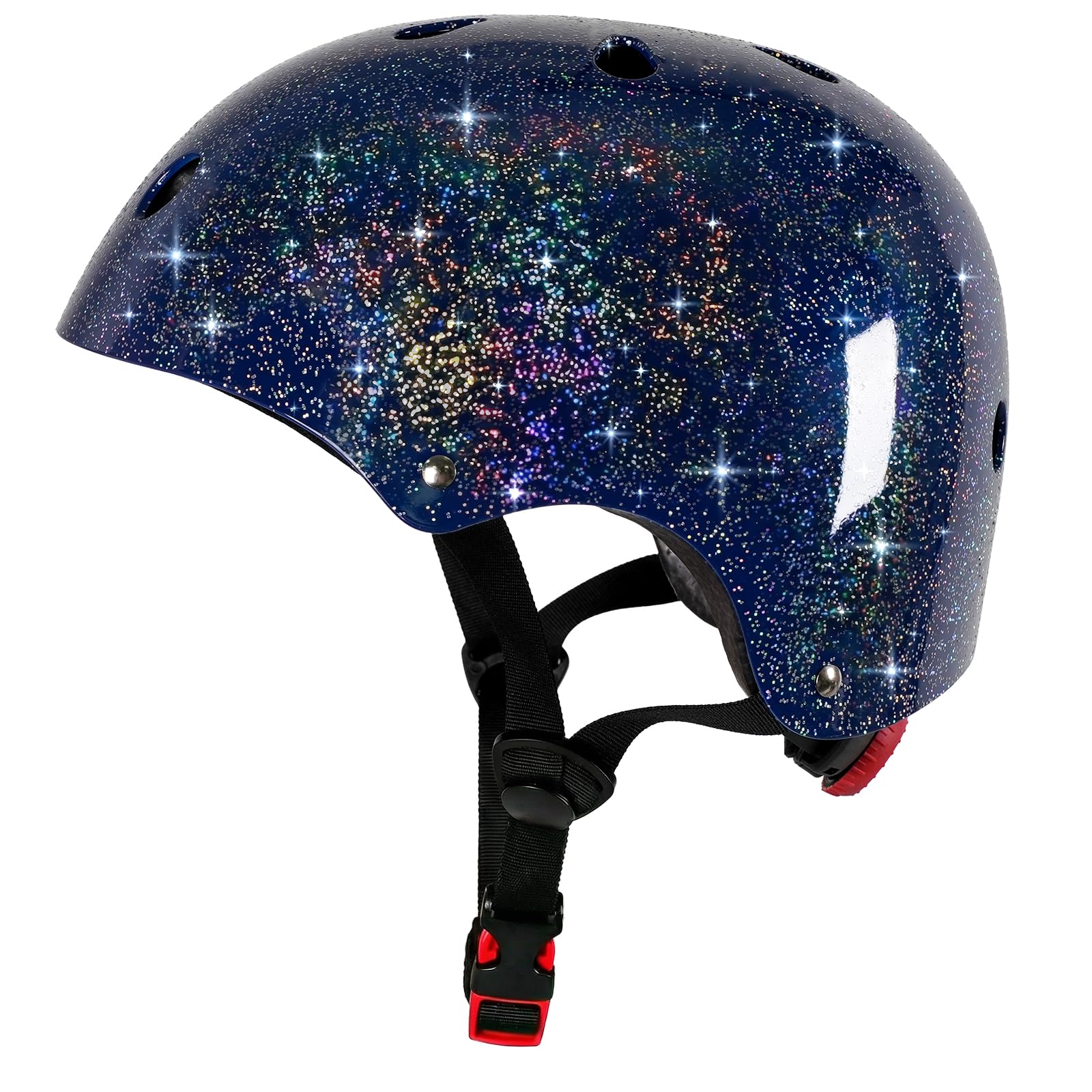 Photo 1 of Kids Bike Helmet for 3-5-8-14 Years Kids Girls Boys Youth Bicycle Helmet for Scooter Balance Bike Roller Skating Skateboard Helmet (Dark Blue, Medium)