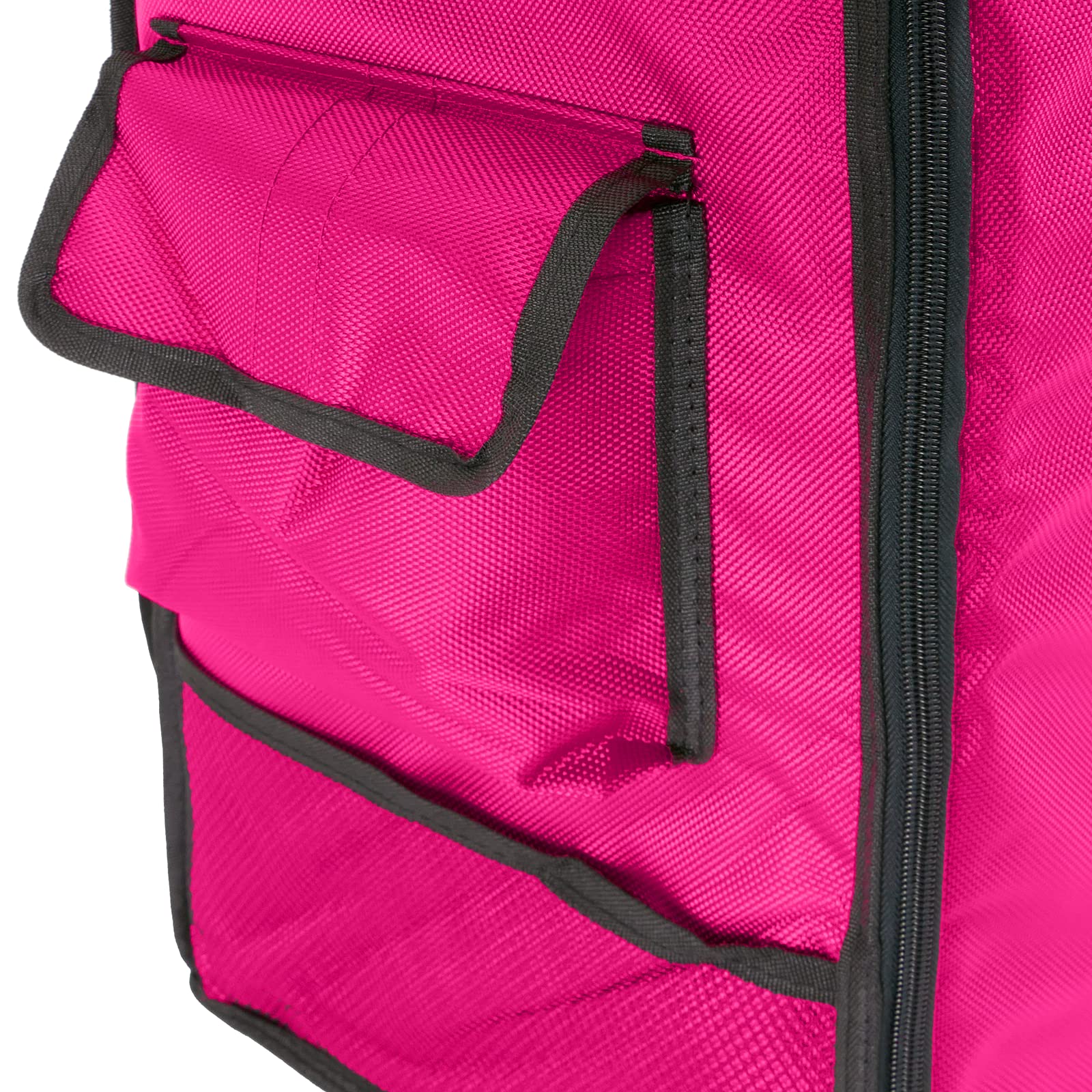 PrimeMatik - Nevera portátil rosa 42 Litros 35x49x25cm, mochila bolsa isotérmica para picnic, camping, playa, entrega de alimentos en moto o bicicleta