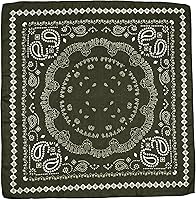 GorgeousIsland Women's 27x27 Large Bandana Scarf - Soft Viscose Head, Hair, Neck Scarf with Stylish Prints
