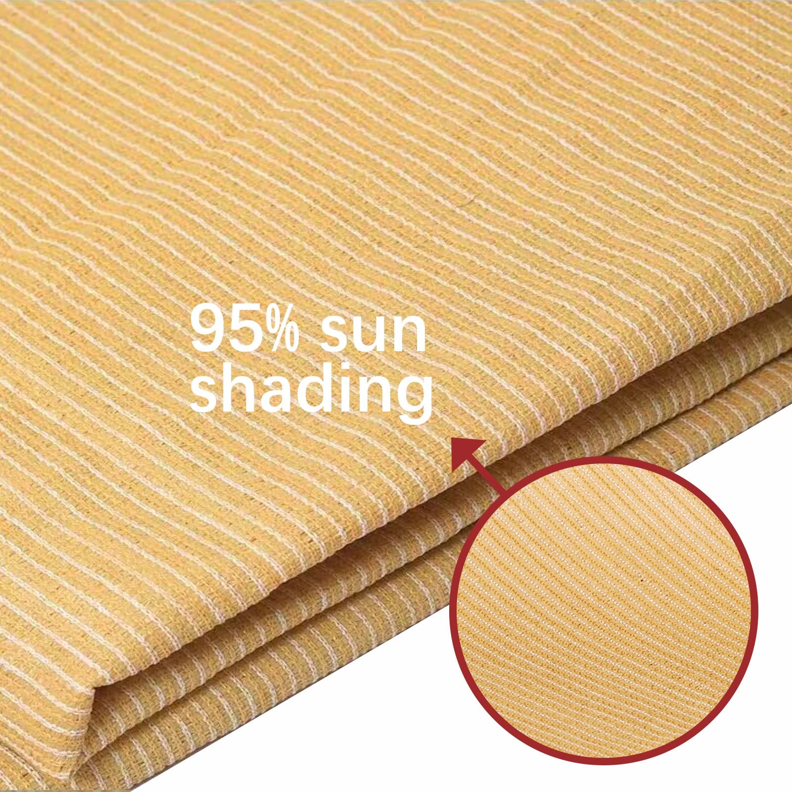 Baldachim z żywicy UV, 1,5 x 4 m, z aluminiowymi przelotkami, 95% słońca, do szklarni, osłony roślin i ogrodu, tarasu, ochrona na zewnątrz