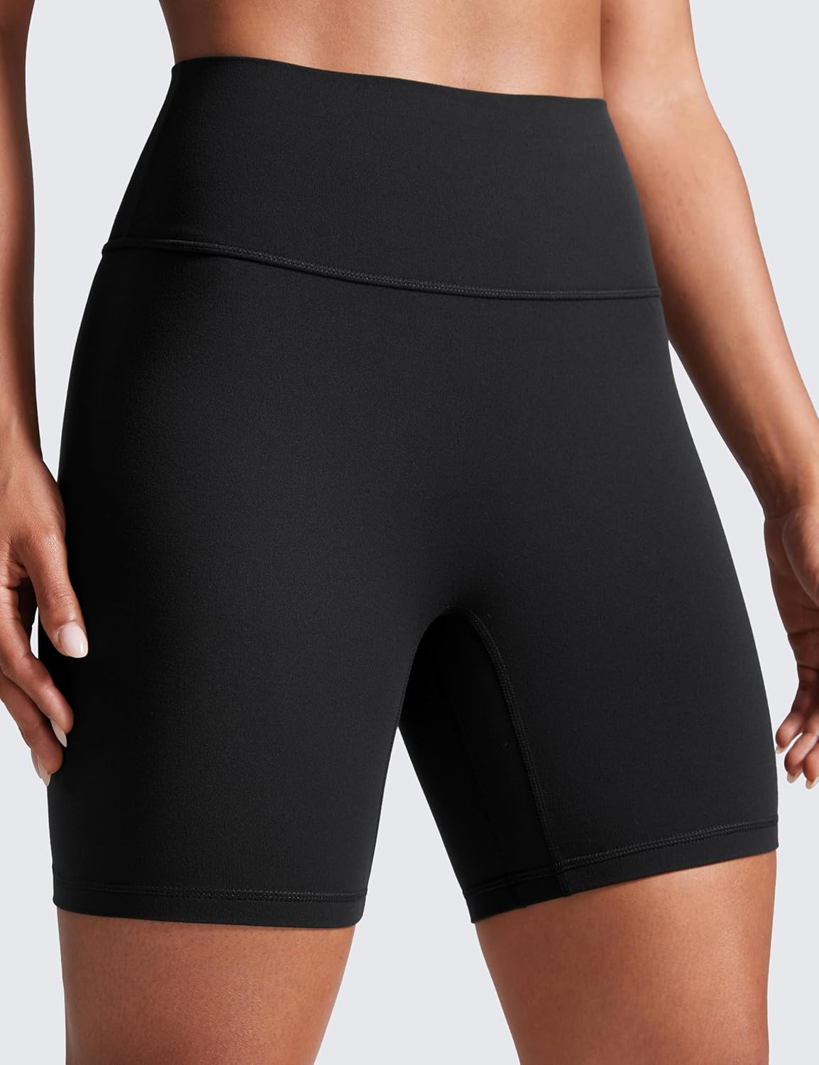 CRZ YOGA Secretsculpt Butterlift Biker Shorts 6"- No Front Seam High Waist Womens Workout Gym Booty Scrunch Butt - Image 5