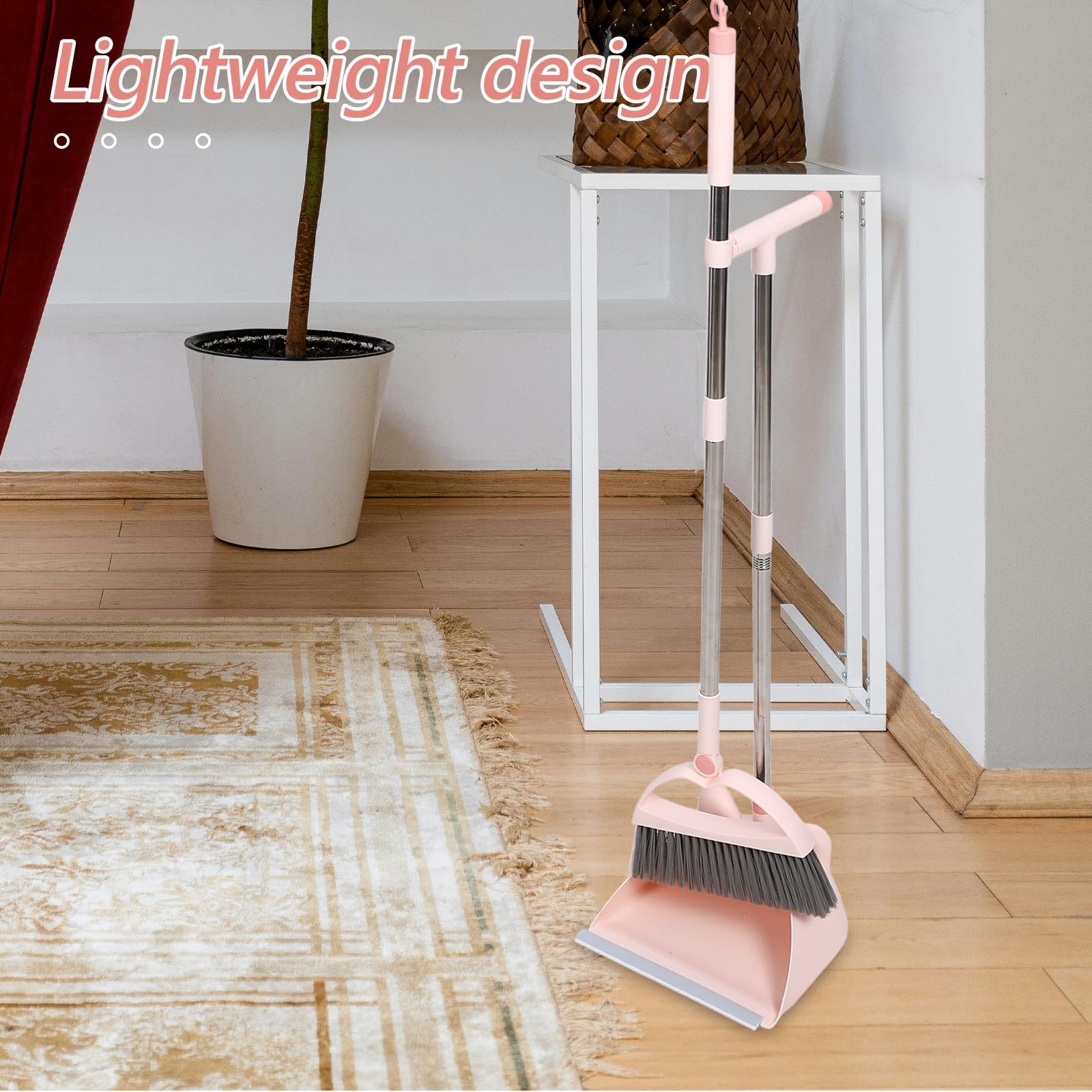 GALPADA Set Scopetta e Paletta Piccola per Ragazzo Ragazza Design Leggero e Superficie Liscia, Strumenti di Pulizia per Casa e attività di Pulizia in Famiglia