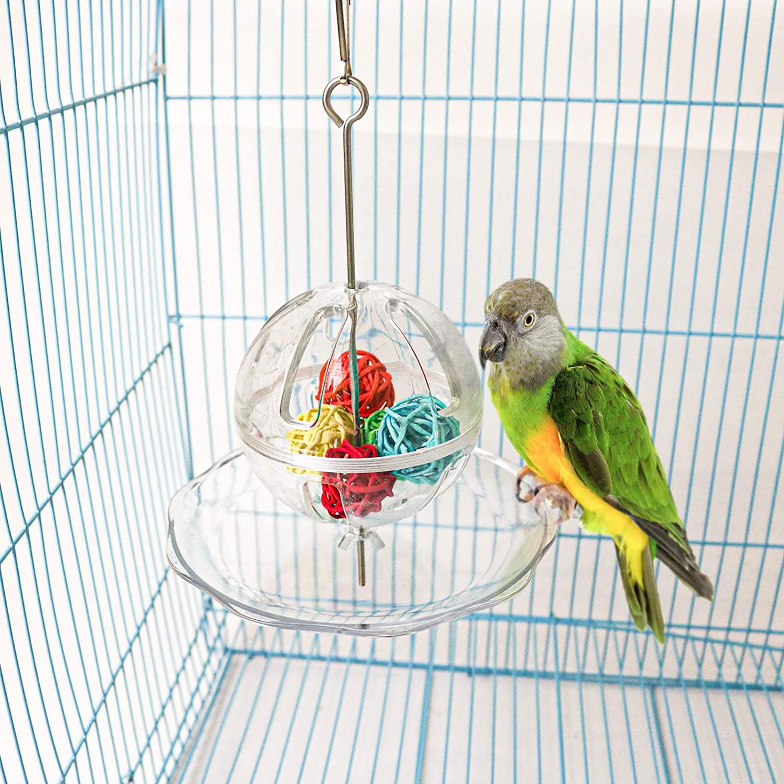 5 Stück Vogelschredder Aus Rattan – Kauspielzeug Für Sittiche & Papageien Zur Futtersuche