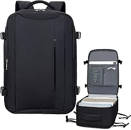 Lossga for Ryanair Cabin Bags 40x30x20,Travel Backpack 40x30x20 Cabin Bag Underseat Carry on Travel Bag 24L Hand Luggage Bag with Hidden Anti-Theft Bag Airline Approved for Women and Men