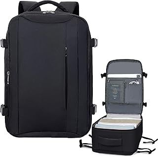 Lossga for Ryanair Cabin Bags 40x30x20,Travel Backpack 40x30x20 Cabin Bag Underseat Carry on Travel Bag 24L Hand Luggage Bag with Hidden Anti-Theft Bag Airline Approved for Women and Men