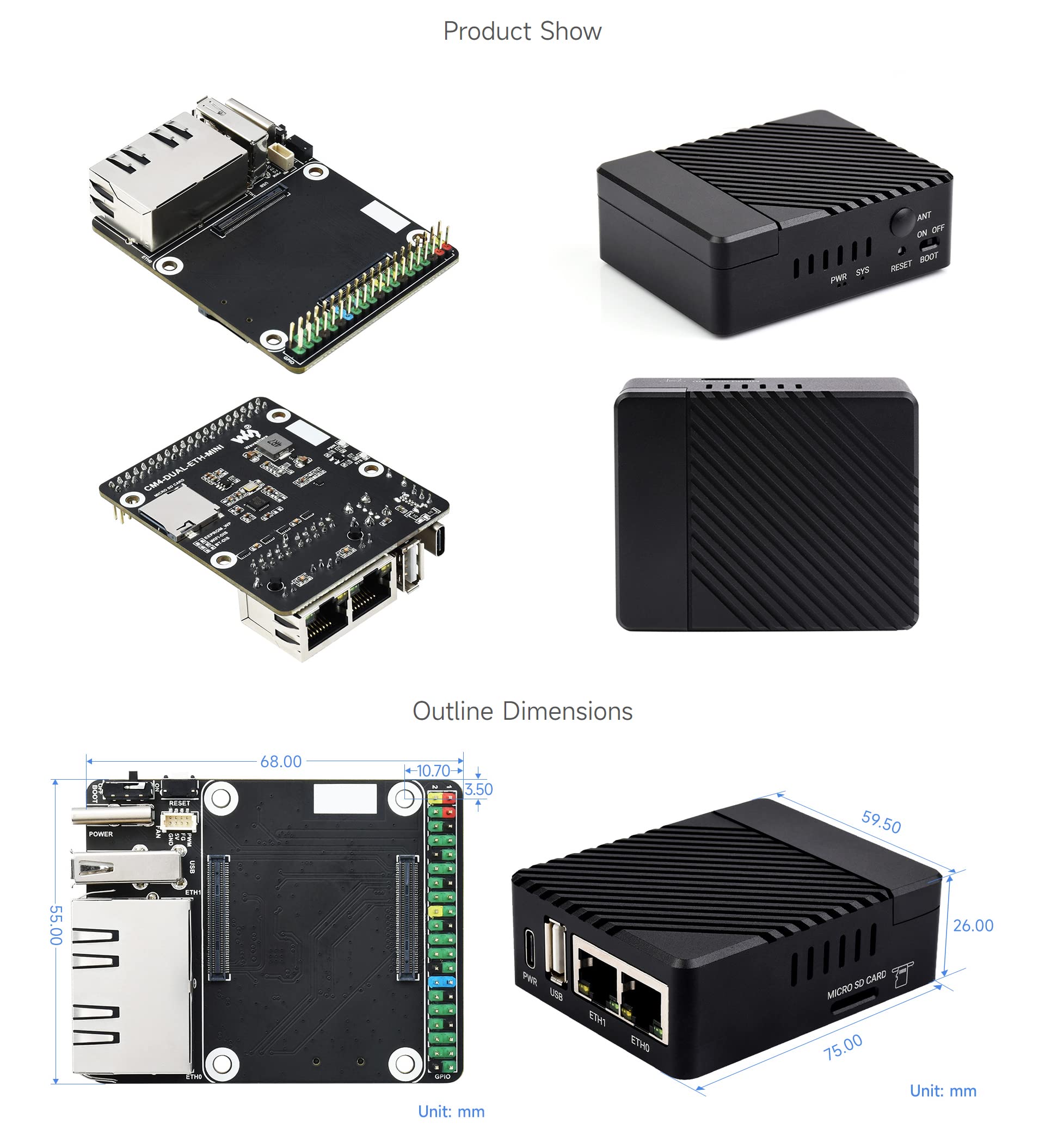 Waveshare Rail-Mount TTL to RS422 Galvanic Isolated Converter Anti-Surge Multiple Isolation Protection Longer Transmission Distance