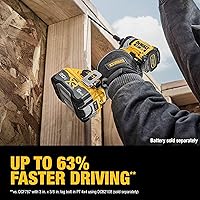 Vista 6 de DEWALT 20V MAX XR Controlador de impacto inalámbrico de 1/4 pulgada, solo herramienta (DCF860B) (Reacondicionado)