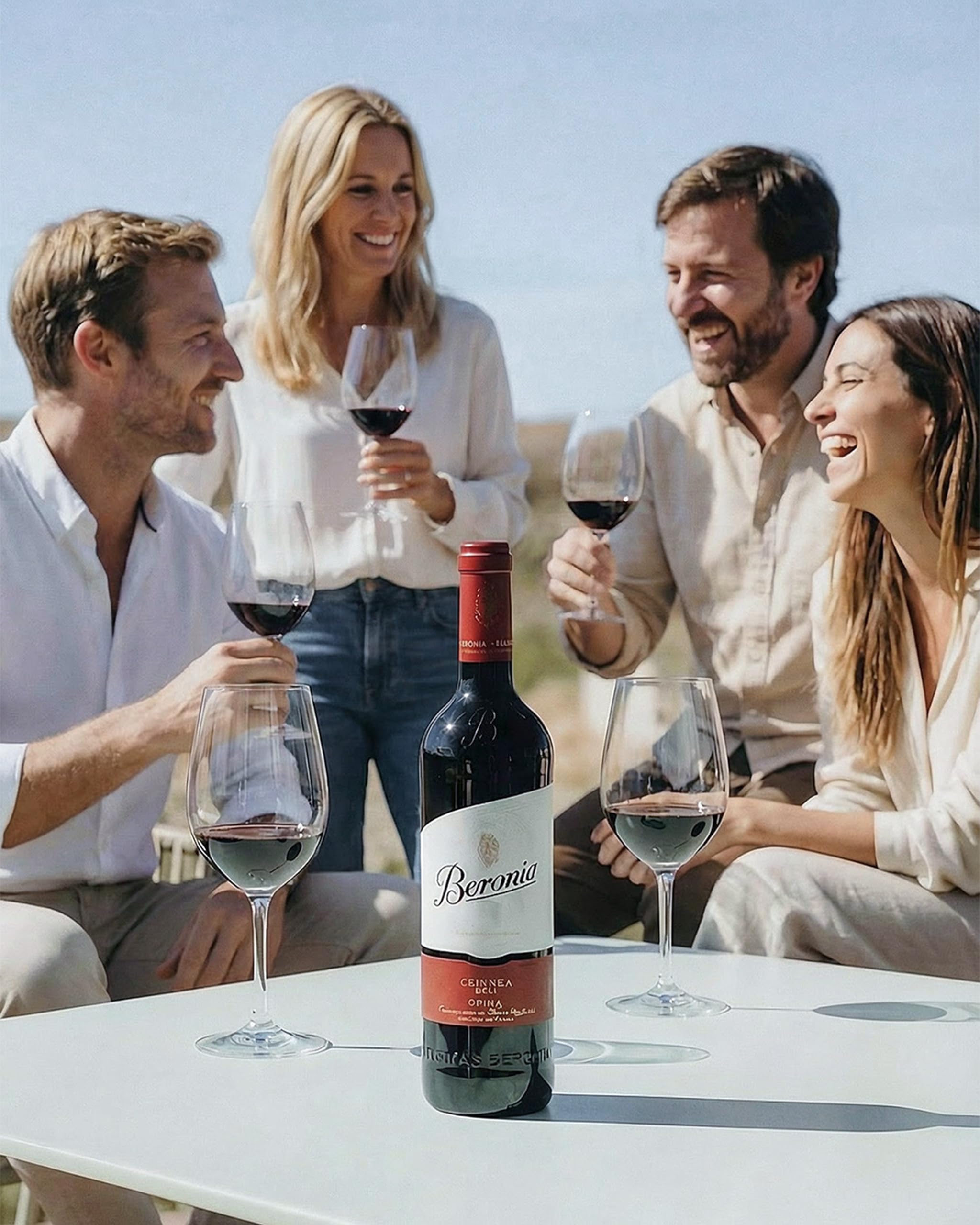 Beronia Crianza - Vino Tinto D.O.Ca. Rioja - 3 botellas de 750 ml - Total: 2250 ml, el embalaje puede variar