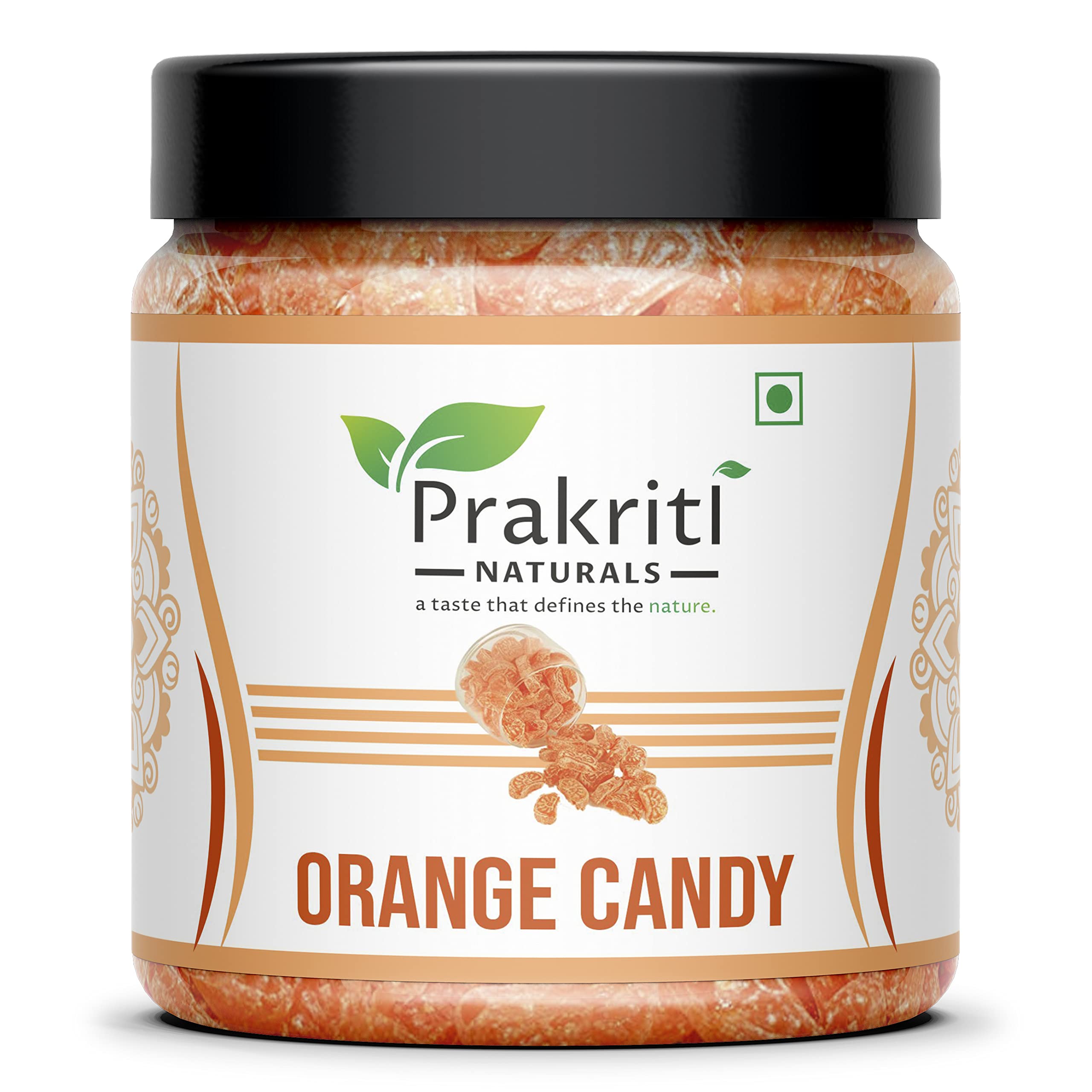 Prakriti Naturals® Orange Candy- 400GM (NARANGI Flavour) (Super Saver Pack Of 6)