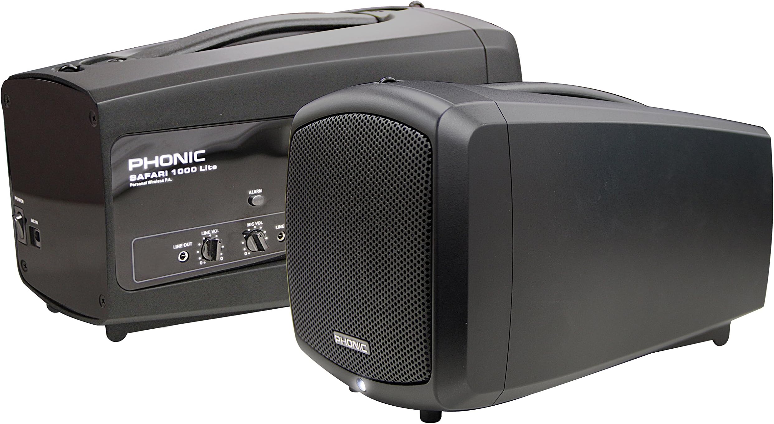 Phonic Safari 1000 Lite 25 W Black – Portable Speakers (13.3 cm, 25 W, 50 – 18000 Hz, 50 W, WIRED, Black)