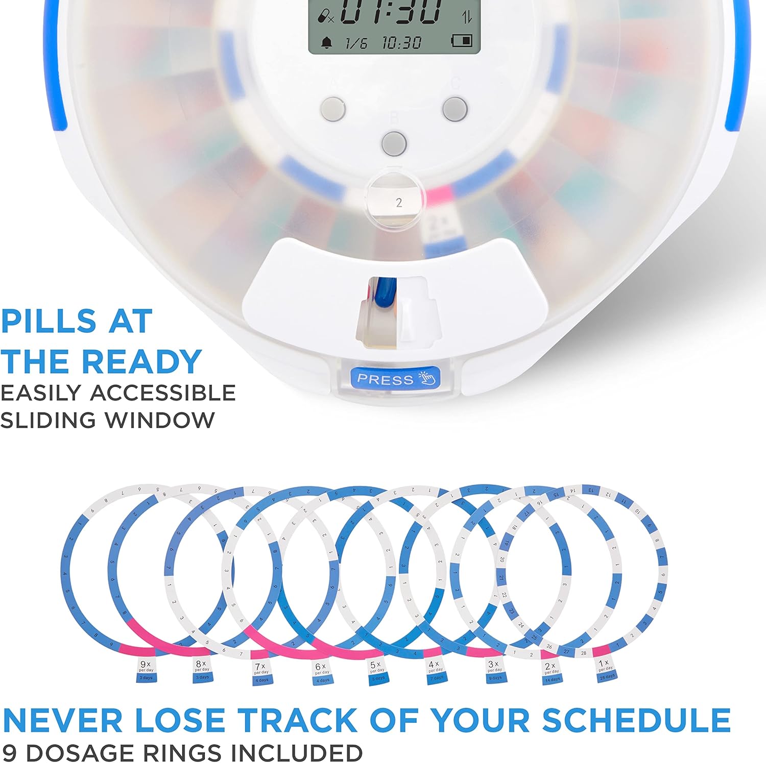 Mobile app interface showing connection options for multiple family members or caregivers
