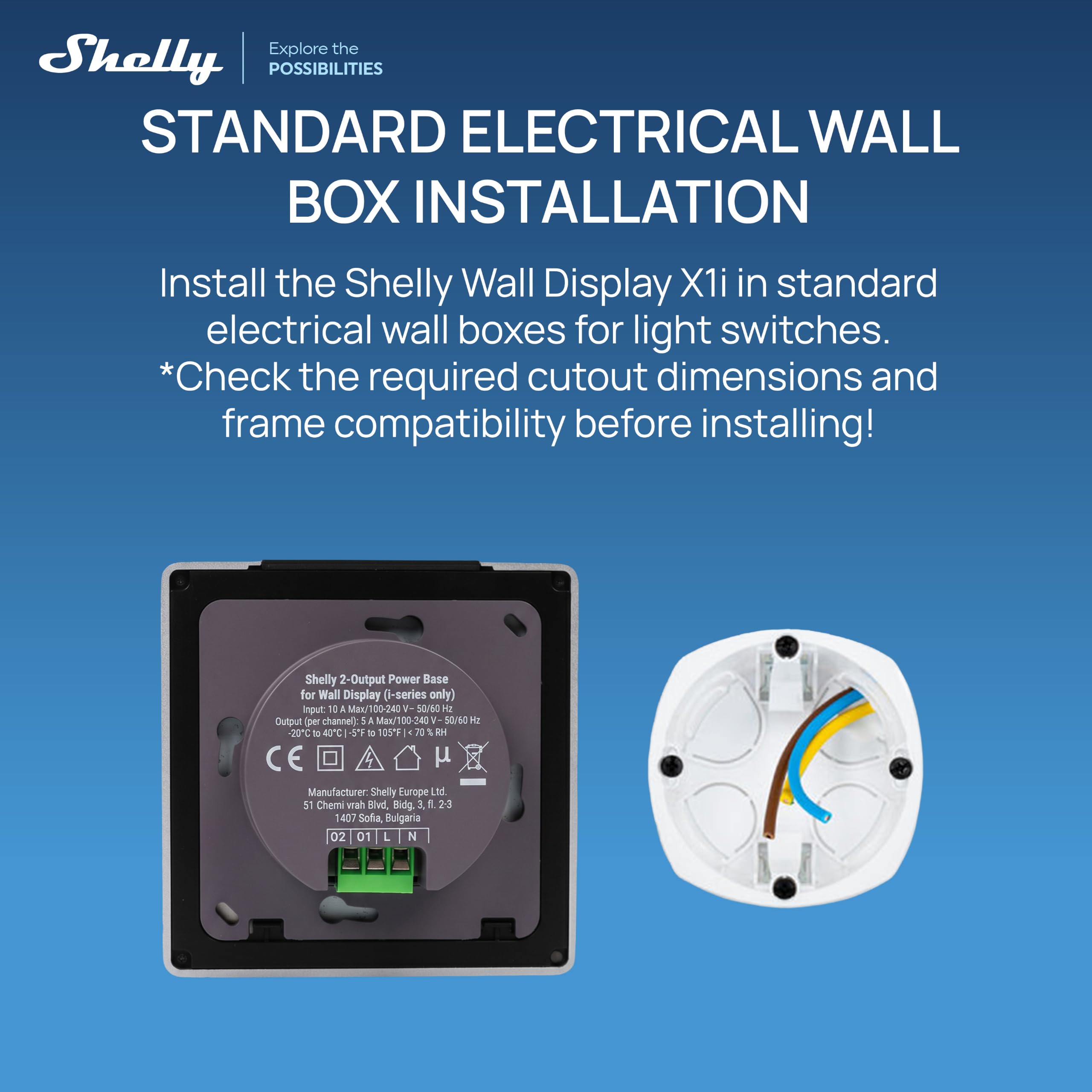 Shelly Wall Display X1i Argenté – Panneau de contrôle Domotique 4", Wi-Fi 6 Dual Band et Bluetooth, Relais 5A, CPU Quad-core, Capteurs lumière, Proximité et gestes, Compatible Home Assistant, Appli