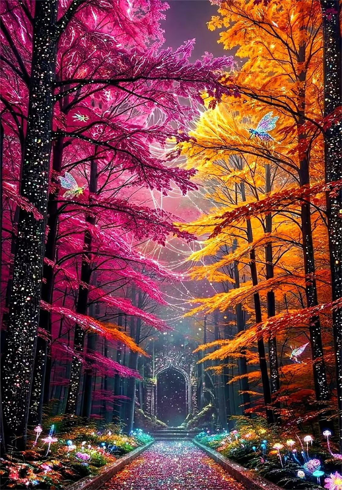 Puzzle 2000 elementów dla dorosłych Fantastyczna Dżungla - Idealnie zagnieżdżone elementy z literami do sortowania z tyłu - bez kurzu - duży rozmiar 100 x 70 cm - Pomysł na prezent dla seniorów