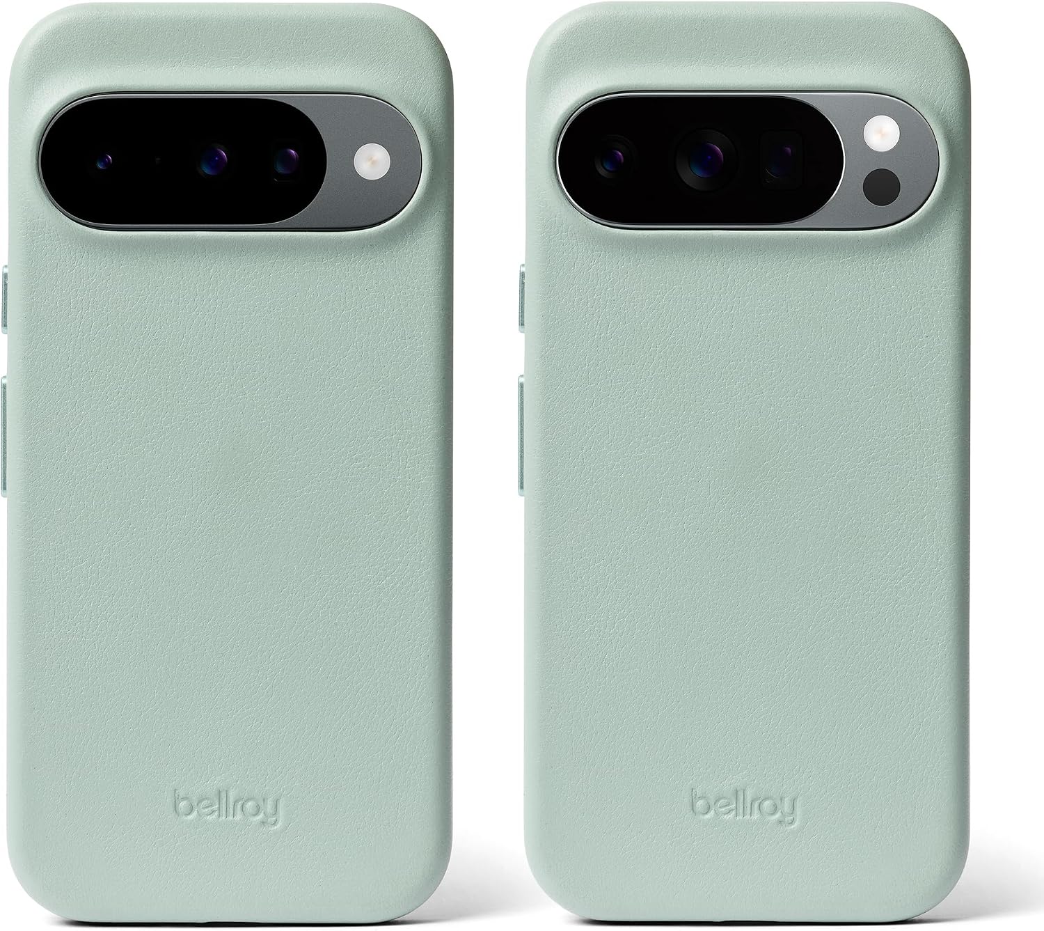 Bellroy Leather Case for Pixel 10 and Pixel 10 Pro – (Leather Google Phone Case) - Eucalyptus