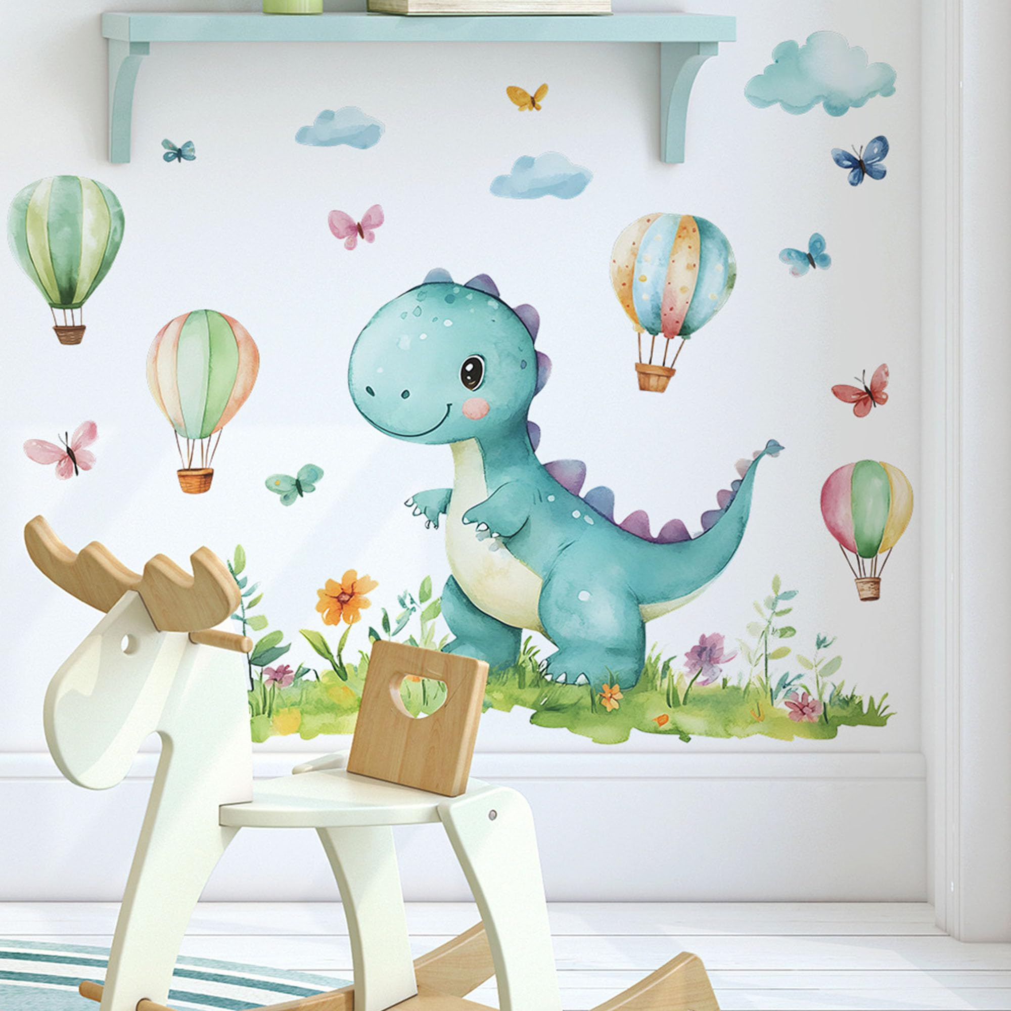 Stickers Muraux Phosphorescents En Forme De Dinosaure Pour Chambre D'Enfant Décoration Pour