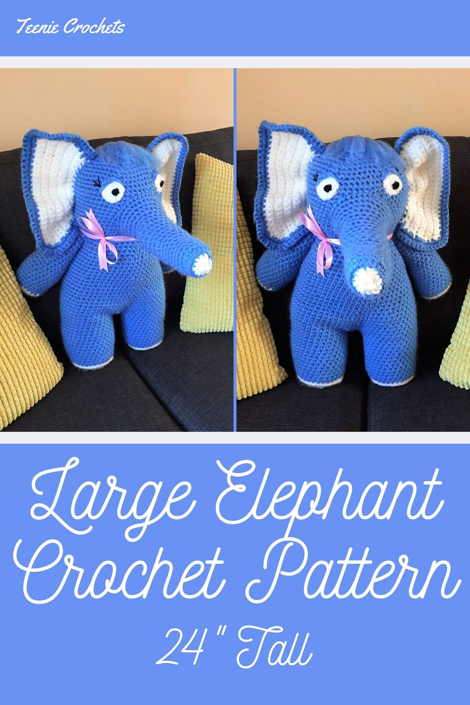 Buy Large Elephant Crochet Pattern Written Crochet Patterns Online at desertcartINDIA