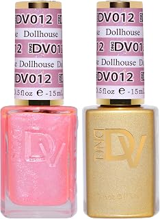 DND Gel Diva Polish Set, Mirrorball Collection, UV/LED GelPolish and Air Dry Nail Lacquer, Matching Chip-Free Polish Duo, 0.5 Fl Oz Each