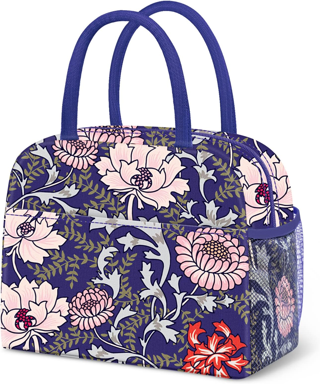 Lunch Bag Lunch Box for Women Men Reusable Insulated Lunch Tote Bag,Leakproof Thermal Cooler Sack Food Handbags Case High Capacity for Travel Work Picnic Beach,Orchid3