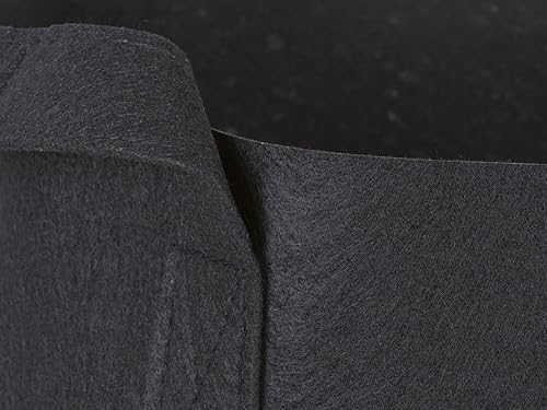 Miniatura 4 de Macetas de tela paquete de 5 unidades Jardín Negro