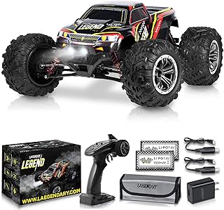 1:10 Scale Large RC Cars 50+ kmh Speed - Boys Remote Control Car 4x4 Off Road Monster Truck Electric - Hobby Grade Waterpr...