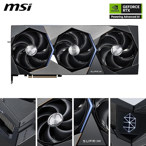 MSI Suprim Geforce Rtx5080 16G Soc Nvidia Geforce RTX 5080, W129163283 (Soc Nvidia Geforce RTX 5080 16 Gb Gddr7)