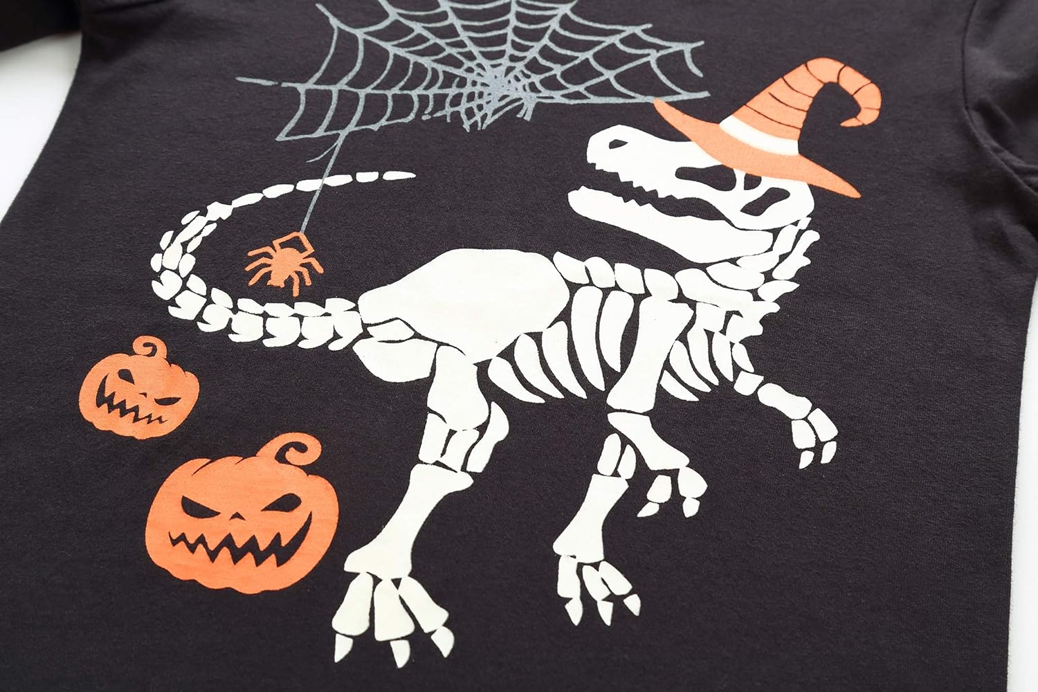 RKOIAN 幼児用パジャマセット 暗闇で光る 幼児用パジャマ コットン キッズ寝間着 US サイズ: 8 Years