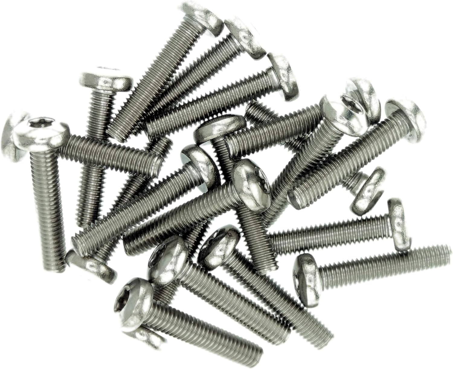 M3 (3mm x 16mm) TX Pan Thread Rolling Screw - Stainless Steel (A2) (Pack of 20), M3x16 - A2 (20) - Image 3