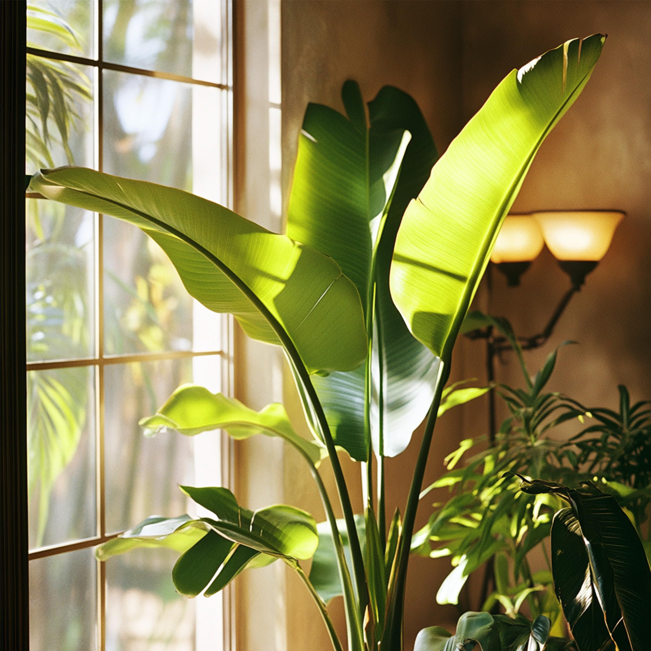 Plant in a Box - Strelitzia Nicolai - Uccello del Paradiso - Set di 2 - Vaso 17cm - Altezza 55-70cm