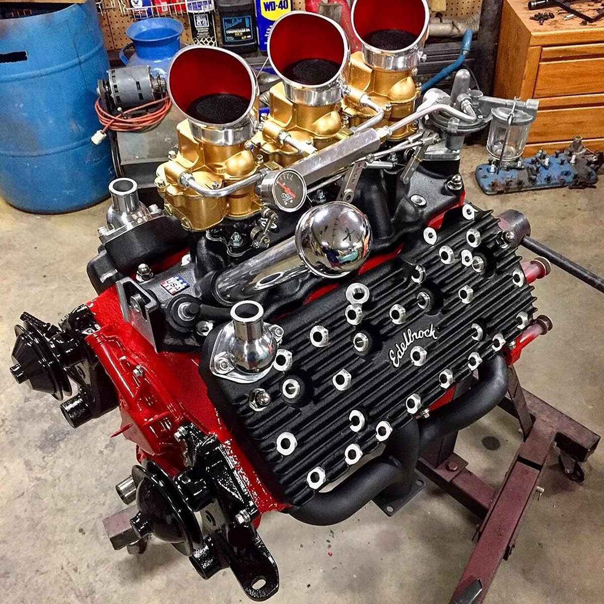 Eastwood 2K Aerospray High Temperature Ceramic Engine Gloss Red Paint 12 oz