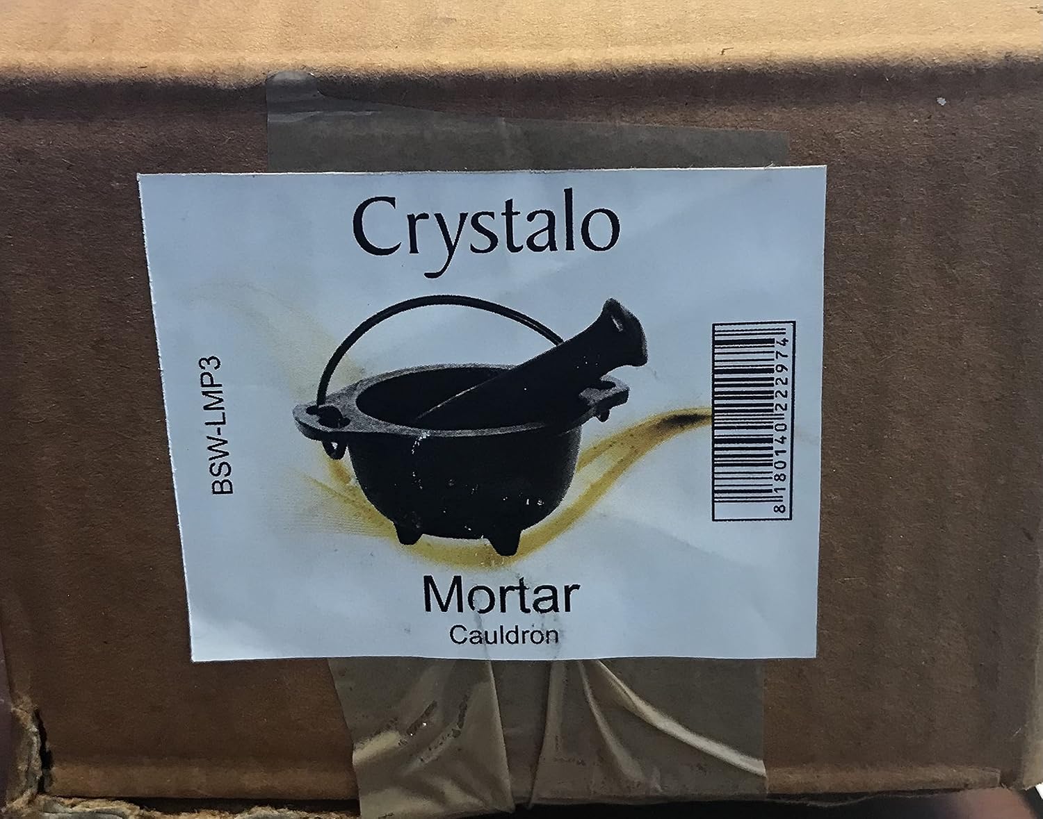 Cast Iron Cauldron Mortar and Pestle Set