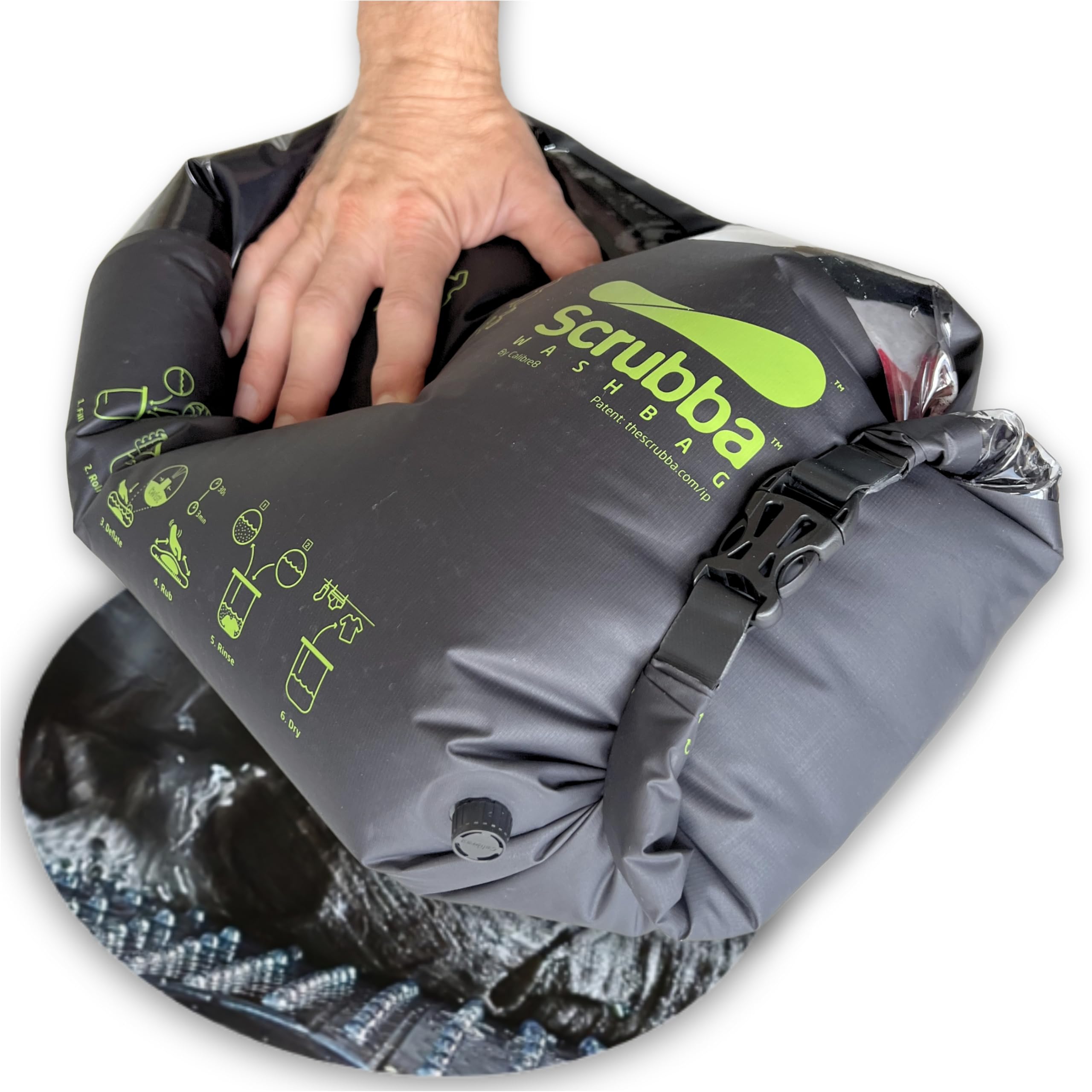 Amazon.co.jp: 旅行用洗濯袋 Scrubba Washbag スクラバ ウォッシュ