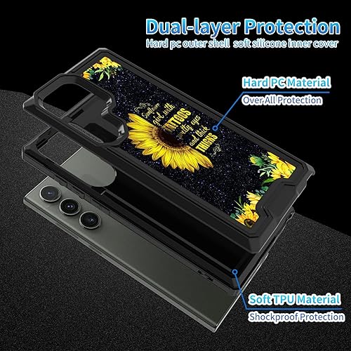 Miniatura 3 de BREIDMKFM Funda protectora resistente de doble capa para Samsung Galaxy S22 Ultra 5G, funda protectora resistente de doble capa, funda de absorción