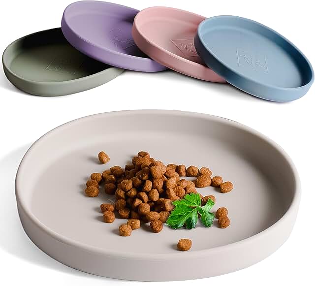 ne&no Nala Collection Feeding Bowl for Cats, Flat Cat Bowl, Silicone Bowl, Wide Feeding Bowl, Cat Bowl, Silicone Bowl, Cat Food Plate product image