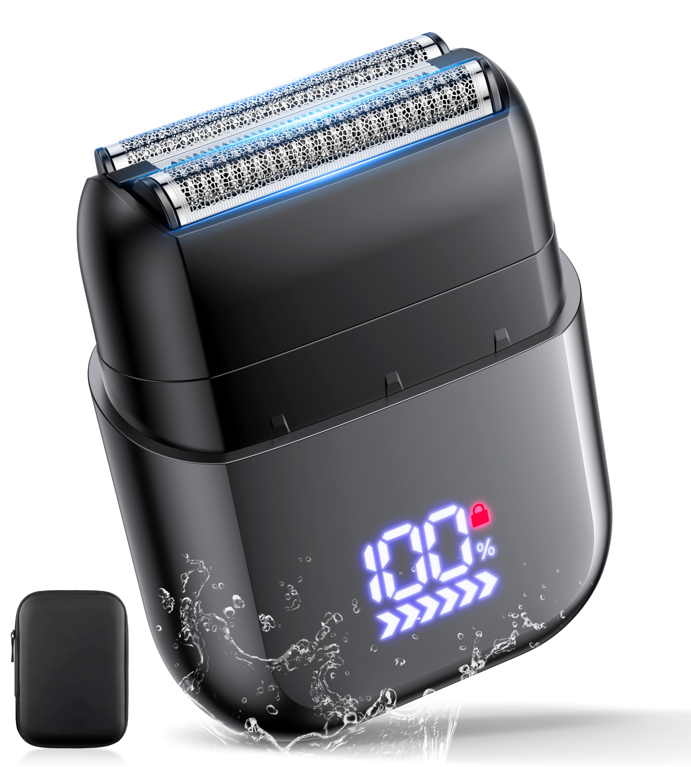 ひげそり 電動シェーバー 小型【2026新登場 0.06mm極薄外刃】往復式　☆ Amazon.co.jp: ひげそり 電動シェーバー 小型【2026新登場 0.06mm極薄