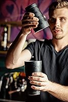 Vista 11 de Barfly Lata de cóctel, juego (18 oz y 28 oz), negro vintage