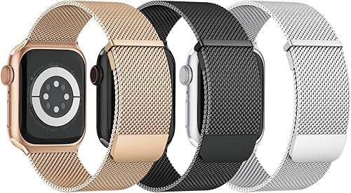 Viccoky Bandas magnéticas compatibles con Apple Watch Band de 1.496 pulgadas, 1.575 pulgadas, 1.614 pulgadas, 1.654 pulgadas, 1.732 pulgadas, 1.772
