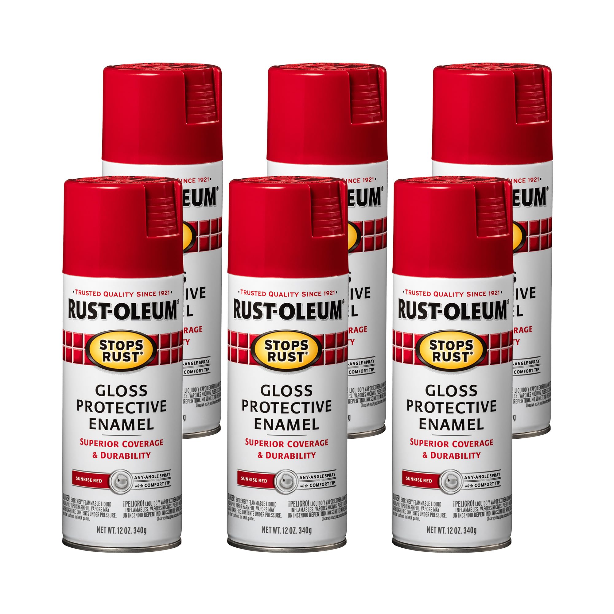 Rust-Oleum Stops Rust Spray Paint, Gloss Red Sunrise