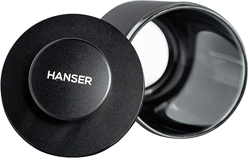 Miniatura 6 de Hanser | Tarro de almacenamiento de vidrio | Recipiente de vidrio hermético (9.5 fl oz) | Tapa de aluminio con anillo de sellado | Incluye cubierta