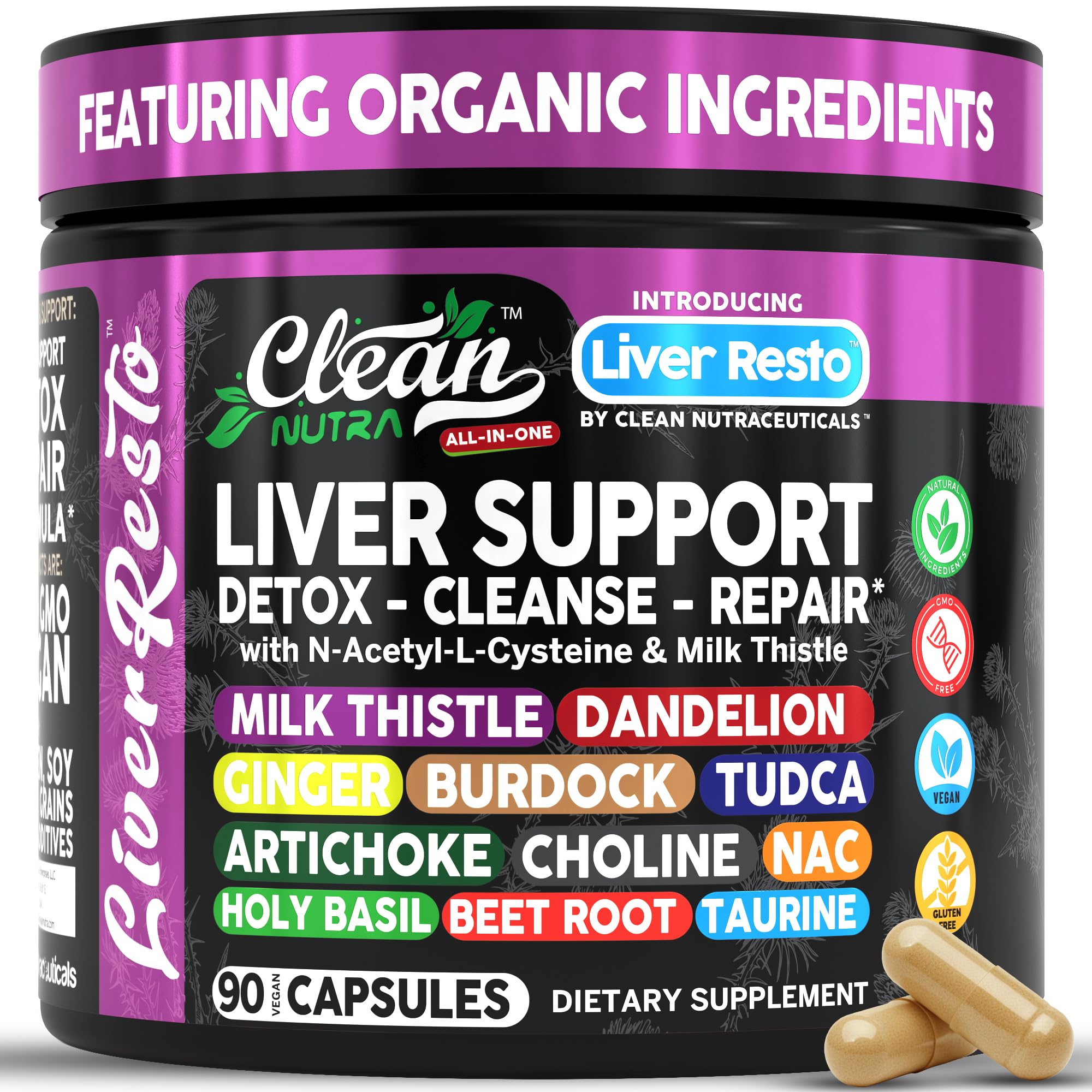 Clean Nutraceuticals Liver Resto