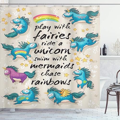 Miniatura 15 de Ambesonne Decor Collection cortina para regadera de baño de poliéster Chocolate,Beige y Marrón,Azul y gris,Azul Violeta,Gris antracita, blanco,Crema