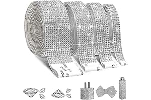 Self-Adhesive Crystal Rhinestone Ribbon: Your Crafting and Decor Essential