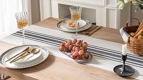 Miniatura 4 de Camino de mesa bohemio para decoración moderna de granja, decoración de mesa de comedor de 13 x 72 pulgadas de largo con borlas hechas a mano,