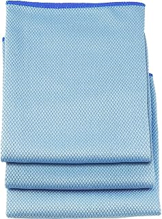 Unger Professional 18x18 Inch Microfiber Towels, 3-Pack - Super Absorbent, Streak-Free Cleaning Cloths for Kitchen, Bath, Car & Appliances