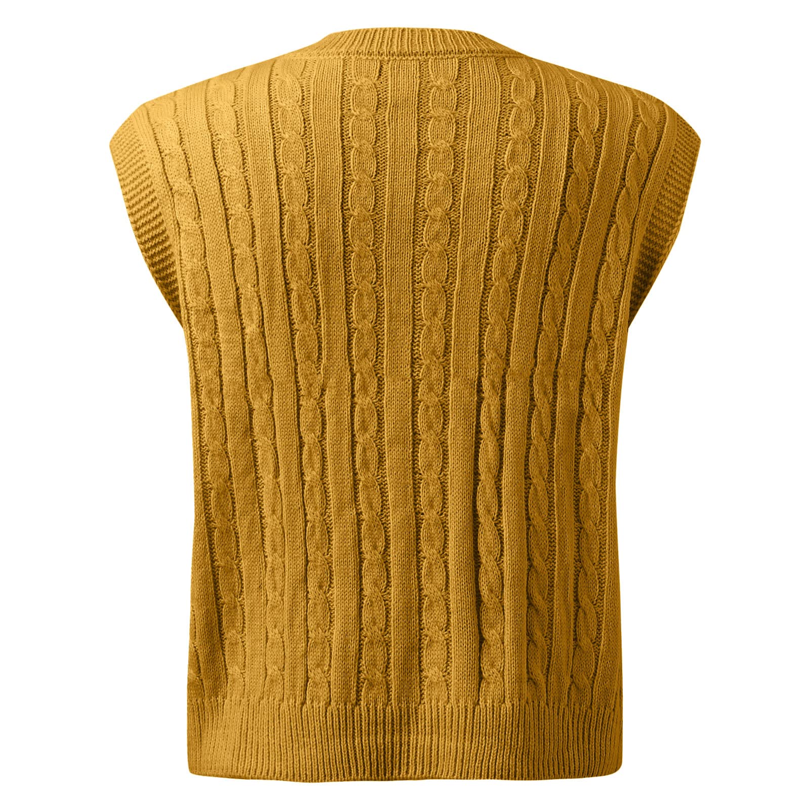 Cocila Pullunder Damen Ärmellos V Ausschnitt Strickweste Tank Top Weste Strick Casual Pullunder Sweater Weste Sweatshirt Herbst Freizeit Tops