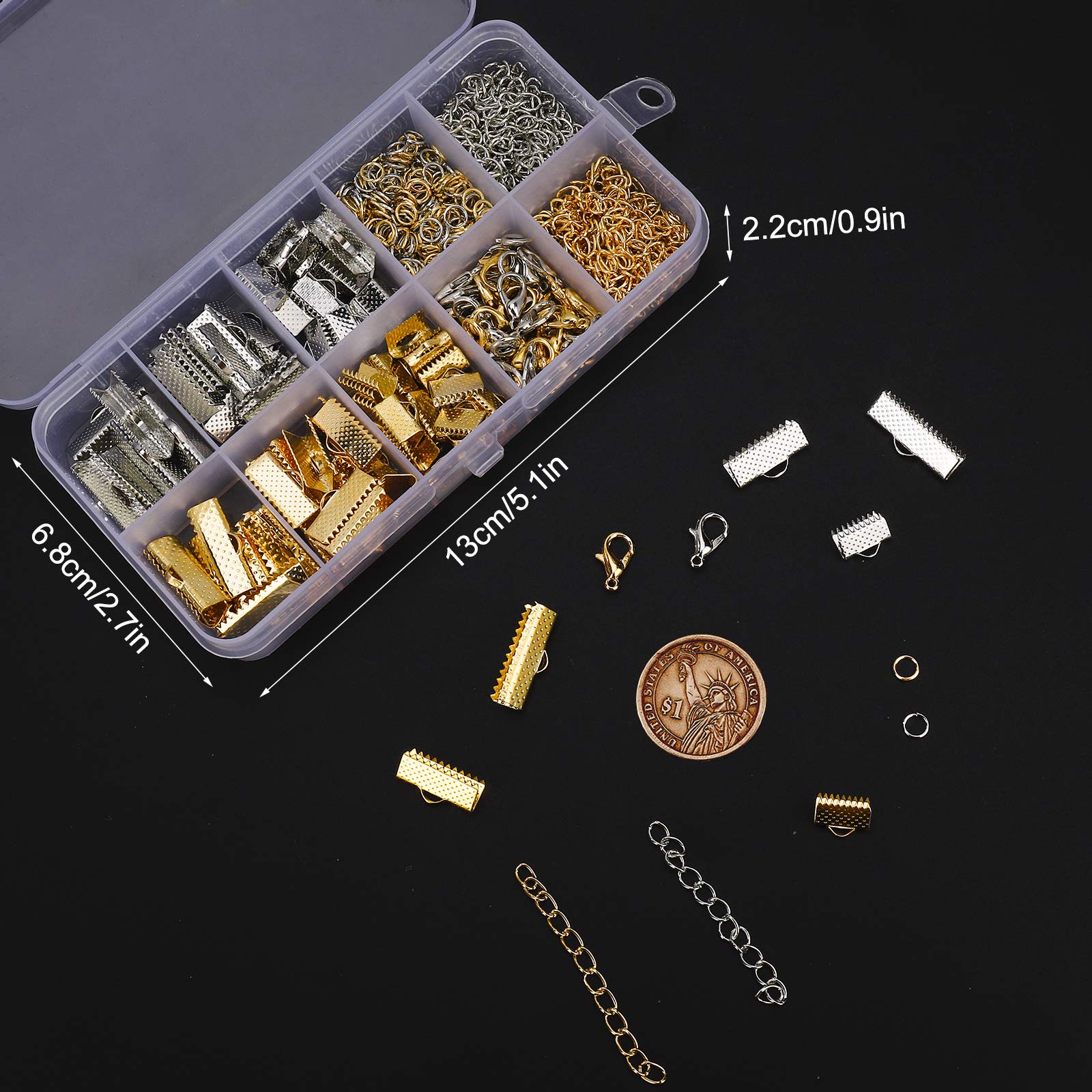 Kit per la creazione di gioielli, kit di riparazione per anelli di