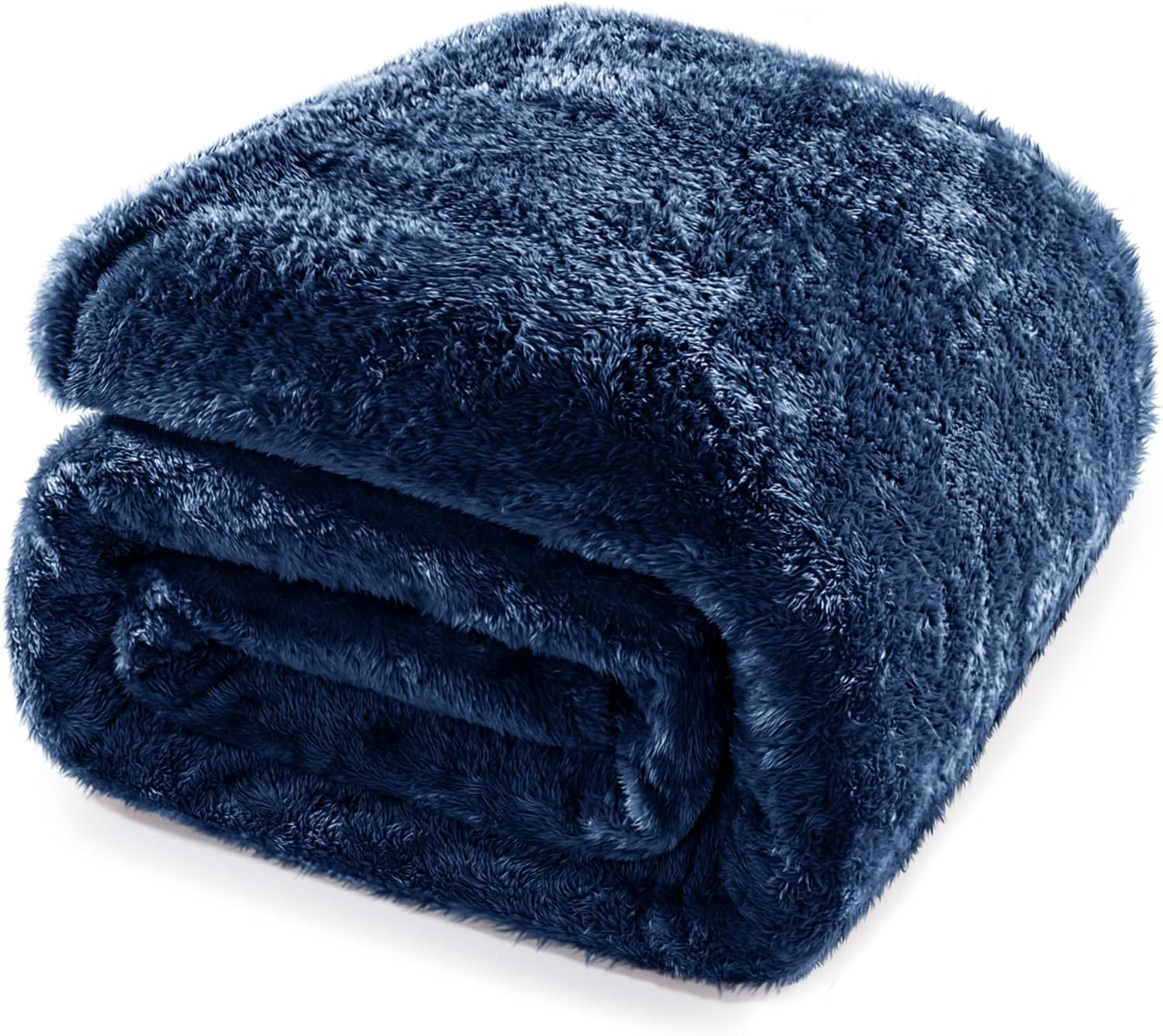 Whale Flotilla Navy Blue King Size Blanket for Bed, 300GSM Soft Warm Fleece Fabric, Decorative Lightweight Plush Fluffy Blankets for All Season, 90x104 Inch